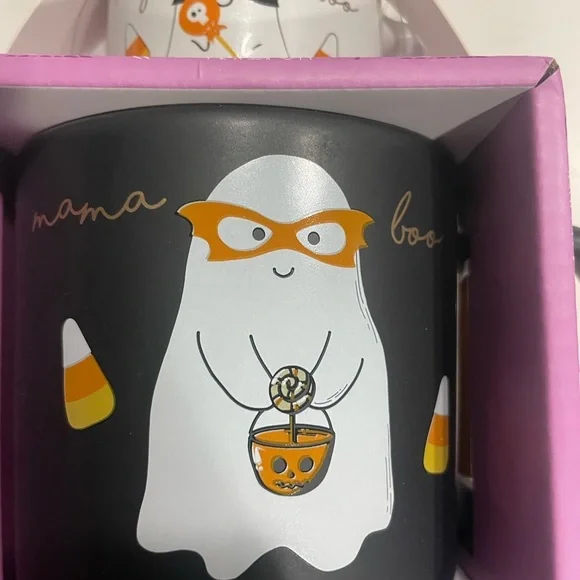 Mama Boo and Baby Boo Halloween Ghost Mug Set of 2 a cup mom and a cup for child - Picture 4 of 6